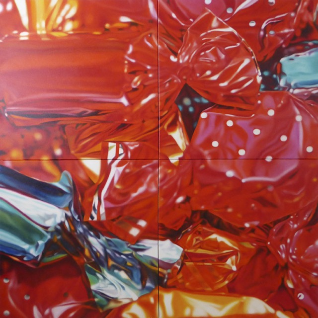 2004 · Öl auf Leinwand · 160 x 160 cm (vierteilig)