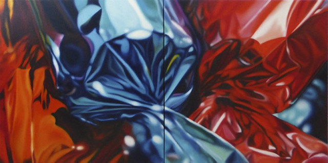 2004 · Öl auf Leinwand · 70 x 140 cm (zweiteilig)